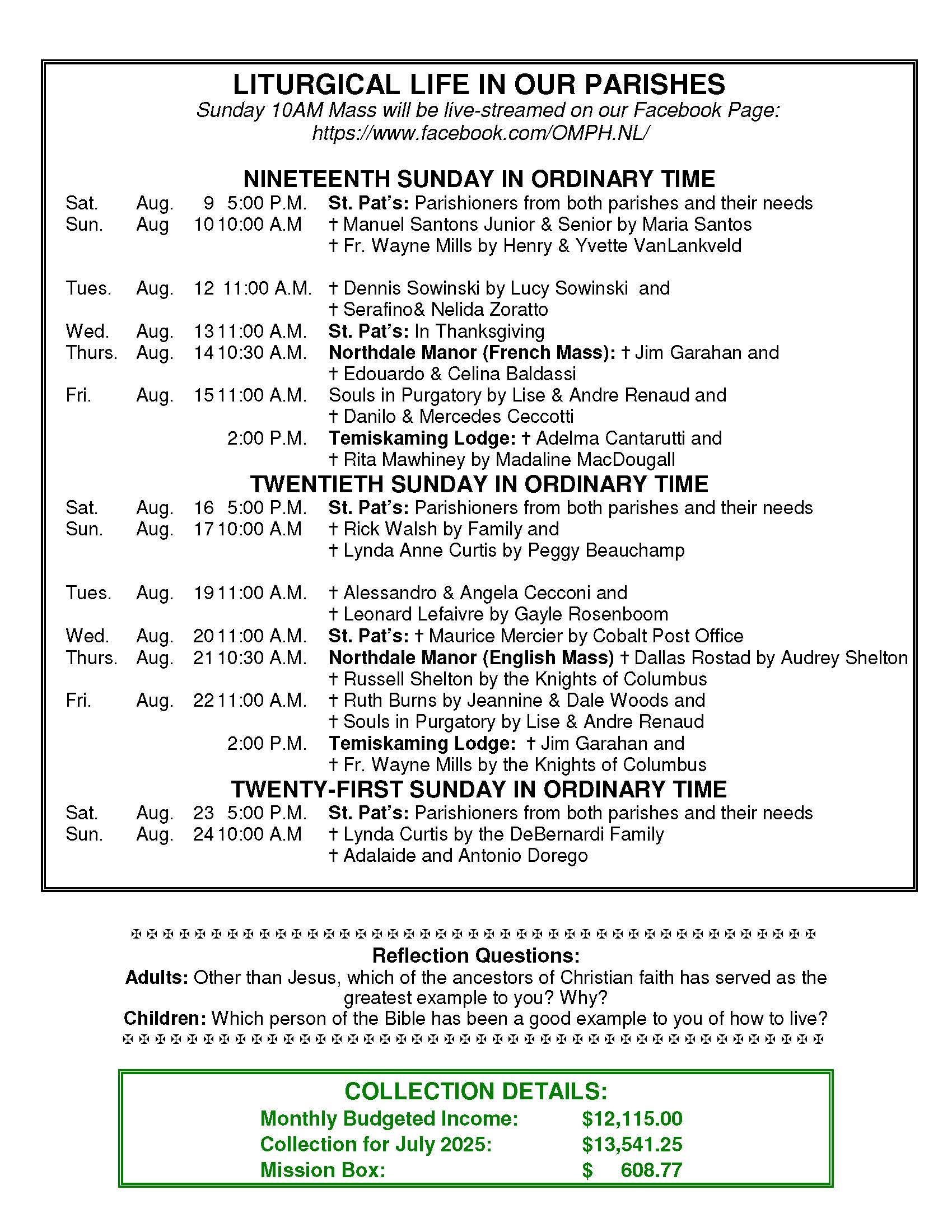 August 10 and 17 Nineteenth and Twentieth Sundays in Ordinary Time_Page_2