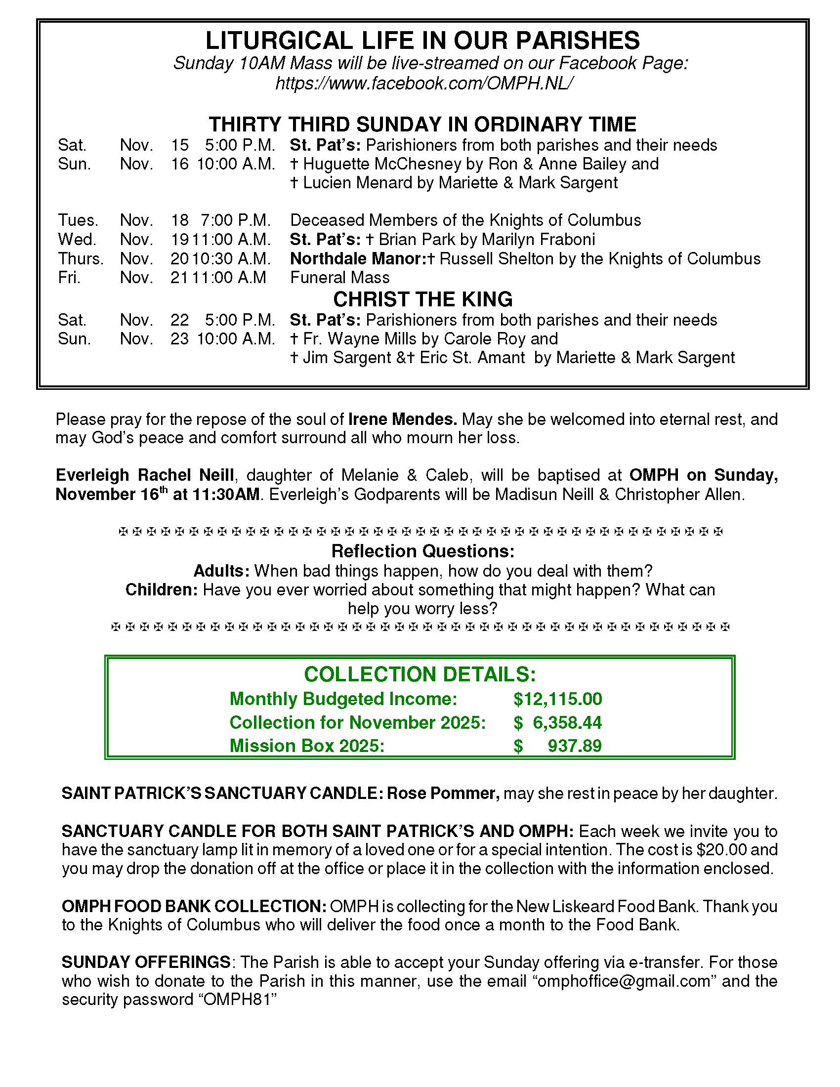 November 16 2025 Thirty Third Sunday in Ordinary Time_Page_2